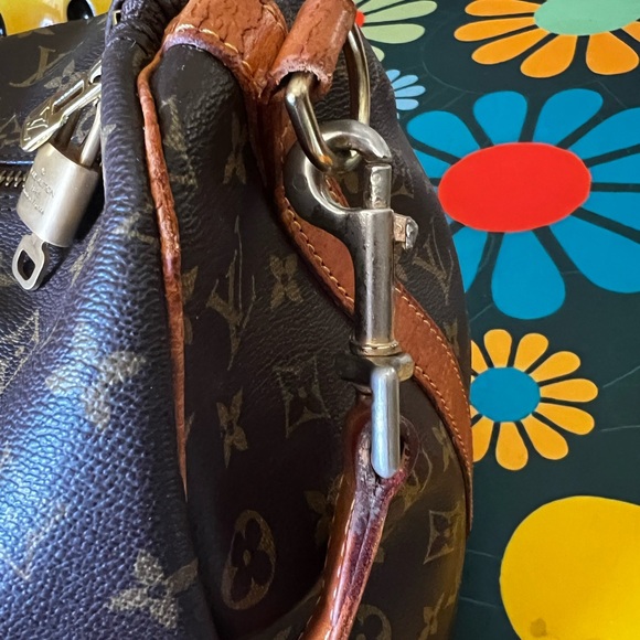 LOUIS VUITTON KEEPALL 45 BANDOULIERE W/LV STRAP DATE CODE-VI0974 - Picture 5 of 14